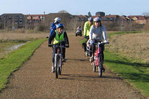 Tandems in the recently opened Gunpowder Park