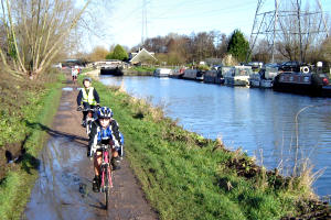 Monday - On the towpath heading south