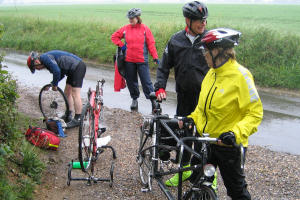 Tandem puncture repair